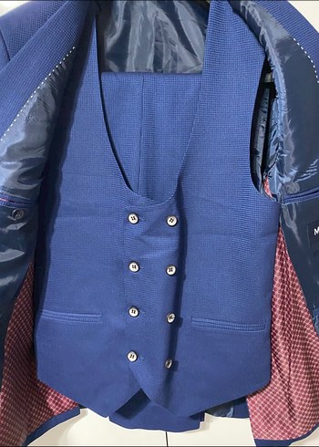 Klasik Lacivert Erkek Takım Elbise - Görsel 2