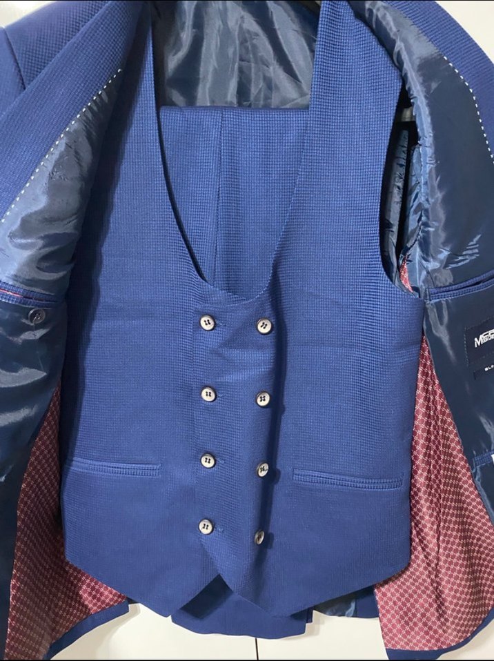 Klasik Lacivert Erkek Takım Elbise - Görsel 2