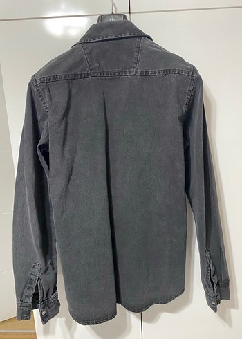 Siyah Düğmeli Denim Ceket - Görsel 2