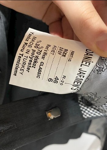 Gri Erkek Takım Elbise Ceket - Görsel 3