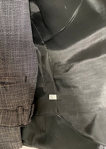 Gri Ekose Desenli Erkek Ceket - Görsel 3