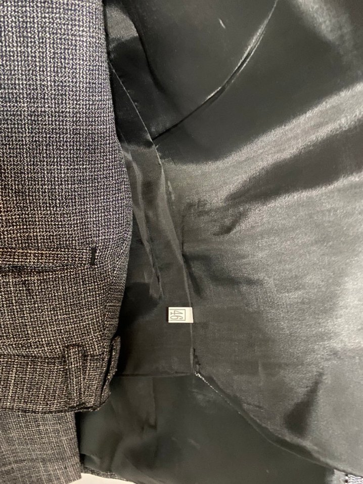 Gri Ekose Desenli Erkek Ceket - Görsel 3