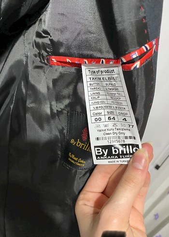 Gri Erkek Klasik Kesim Düğmeli Takım Elbise - Görsel 3