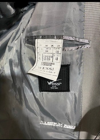 Gri Erkek Takım Elbise Notch Yaka - Görsel 3