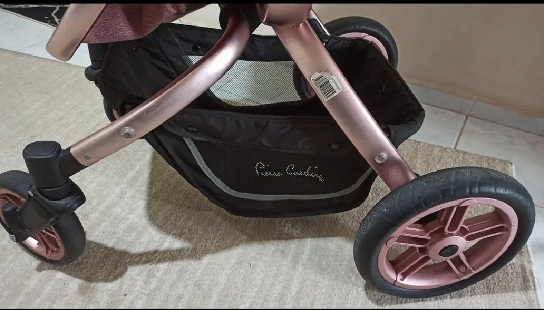 Pastel Pembe Pierre Cardin Bebek Arabası - Görsel 5