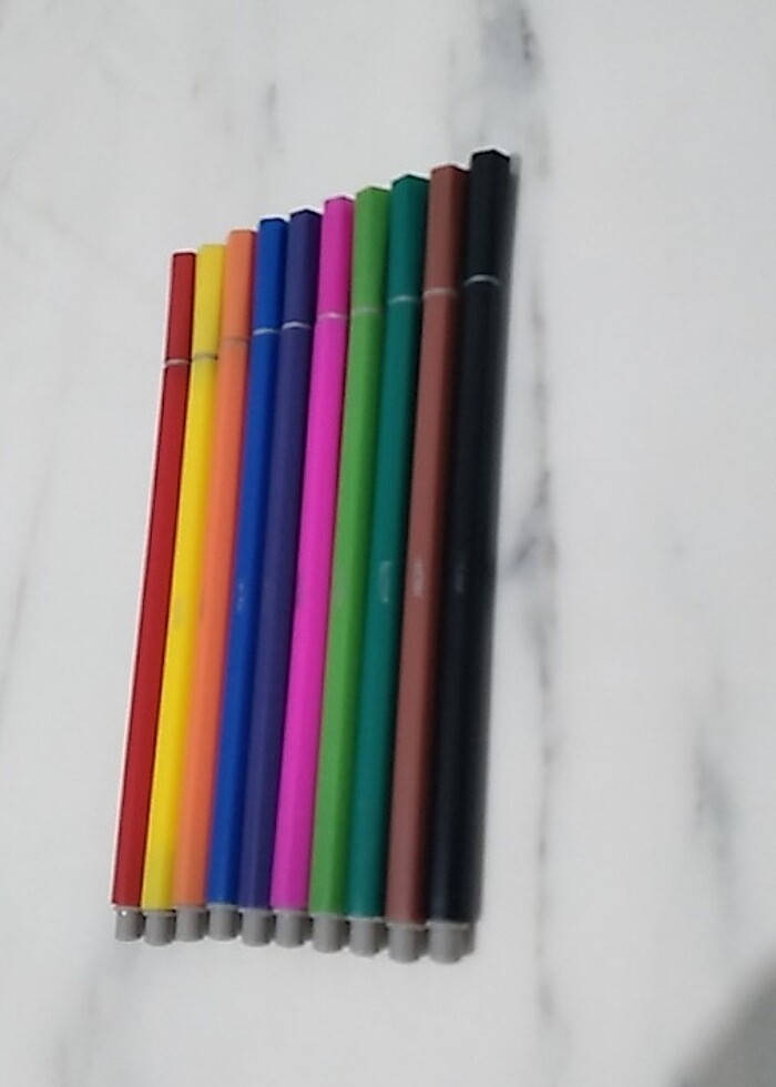 Lector ince uçlu keçeli kalem 10 adet çok iyi boyuyor - Görsel 3