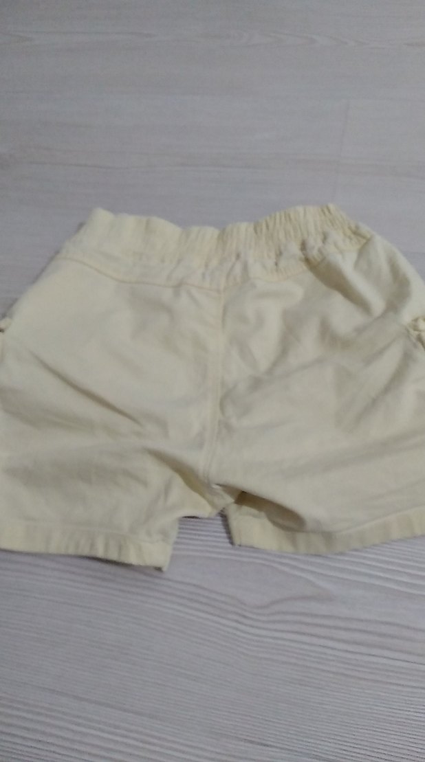 kız Çocuk Rahat Kesim açık sarı Şort - Görsel 2