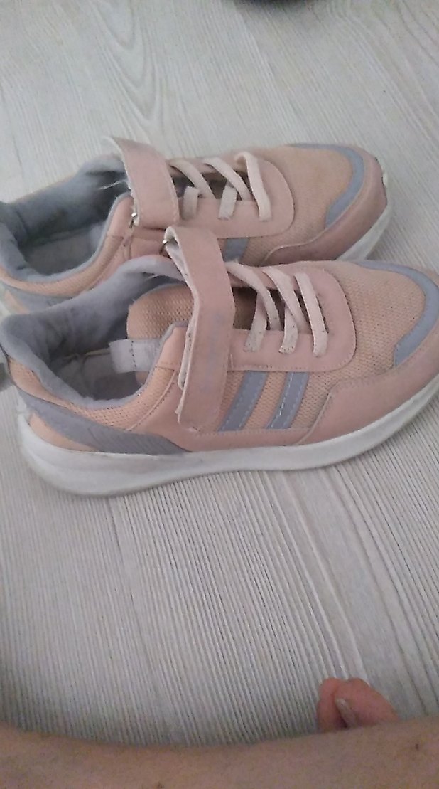 Kız Çocuk Pembe Bağcıklı Spor Ayakkabı - Görsel 2