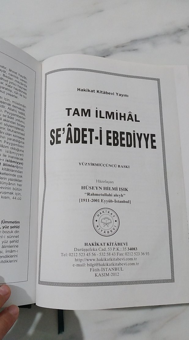 Tam İlmihal - Seadet-i Ebediyye - Görsel 2