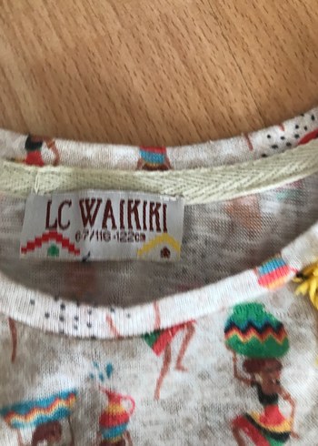 Kız Çocuk Renkli Baskılı Fırfırlı Bluz - Görsel 2