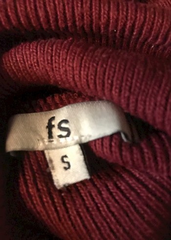 Kırmızı Yünlü Kadın Boğazlı Kazak - Görsel 4