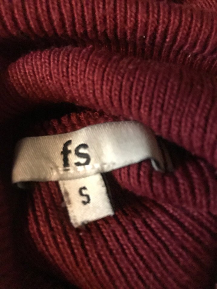 Kırmızı Yünlü Kadın Boğazlı Kazak - Görsel 4