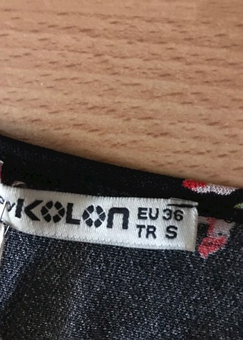 Siyah Kuş Desenli Bohem Uzun Elbise - Görsel 2