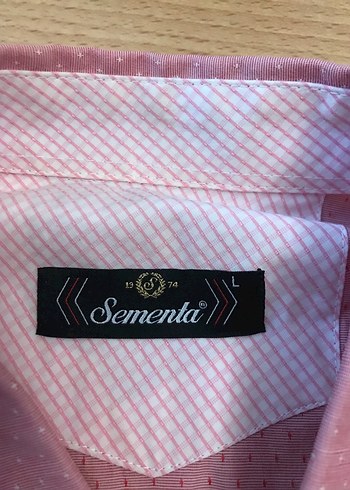 Düğmeli, Uzun Kollu, Pembe Erkek Gömlek - Görsel 2