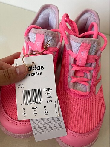 30 Beden pembe Renk Adidas spor ayakkabı