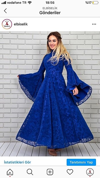 Maxi abiye elbise