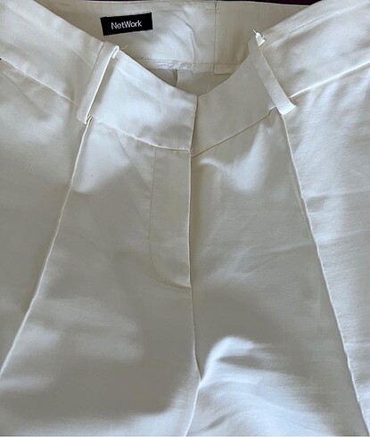 38 Beden beyaz Renk Network pantolon