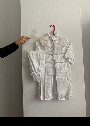 Standart Beden Beden beyaz Renk Beyaz Çocuk Gotik Kostüm sünnet kıyafeti