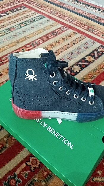 37 Beden lacivert Renk benotton bot kız çocuk Converse