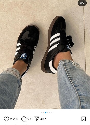 Adidas ADİDAS SAMBA SİYAH SPOR AYAKKABI