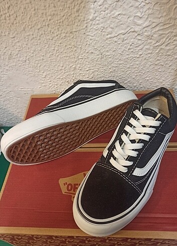 37,5 Beden VANS OLD SKOOL SİYAH SPOR AYAKKABI 