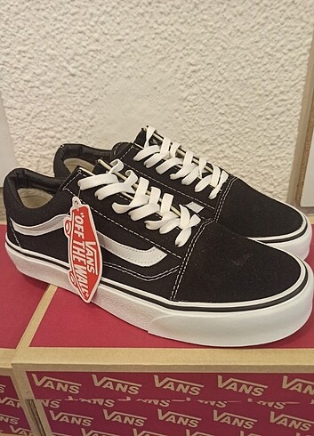 36 Beden siyah Renk VANS OLD SKOOL SİYAH SPOR AYAKKABI