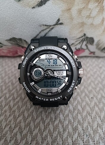 Diğer LİGE dijital ve analog saat su geçirmez dayanıklı kavuçuk kordon