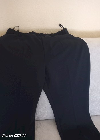 46 Beden Siyah Kadın Kumaş Pantolon Regular Fit