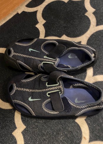 Nike Erkek Çocuk Mavi Yılan Desenli Terlik