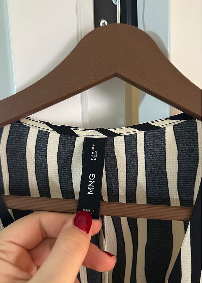 Mango Saten Elbise - Görsel 4