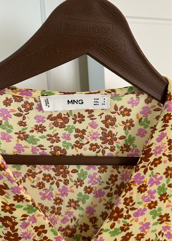 Mango Yazlık Çiçekli Midi Boy Elbise - Görsel 2