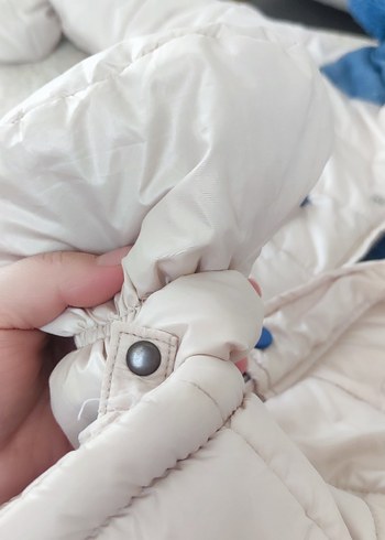 Kız Bebek Beyaz Kürklü Kar Tulumu - Görsel 4