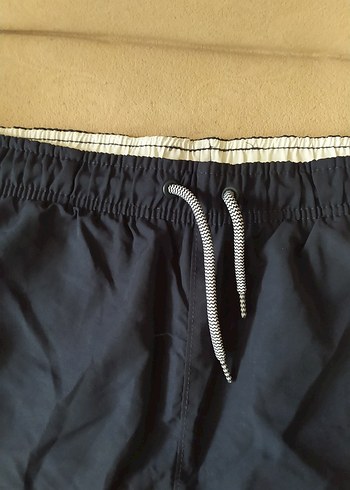 Erkek Lacivert Baskılı L beden Deniz Şortu - Görsel 9