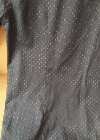 Mavi Parlak uzun Kollu Erkek Gömlek m beden - Görsel 14