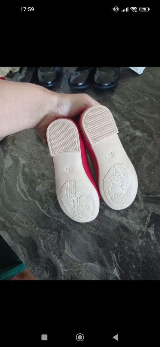 Kız Çocuk Kırmızı Fiyonklu Babet - Görsel 3