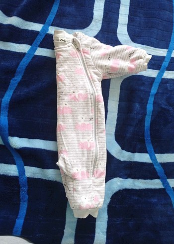 Kız Bebek Fermuarlı Pembe Polar Uyku Tulumu - Görsel 4