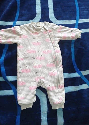 Kız Bebek Fermuarlı Pembe Polar Uyku Tulumu - Görsel 5