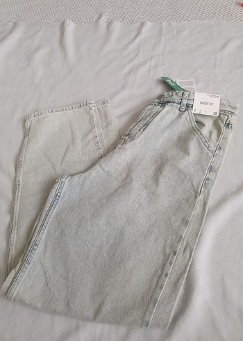 Defacto Erkek Acik Mavi Baggy Fit Jeans