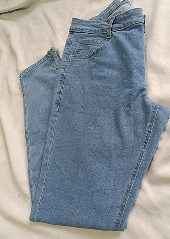 Defacto Erkek Acik Mavi Denim Jean Slim Fit