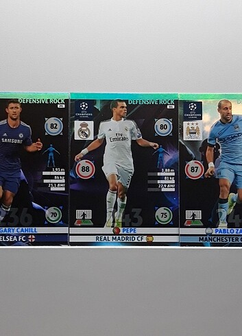 Panini 2014 UCL D.Rock 3 Tane 