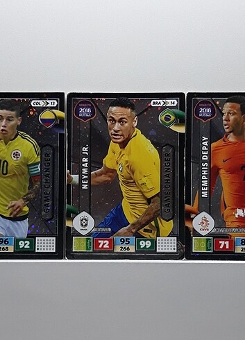 Panini WC 2018 Game Changer 3 Tane 