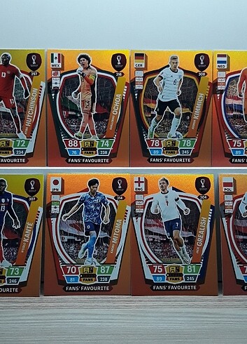 Panini WC 2022 8 Tane Fans Favourite 