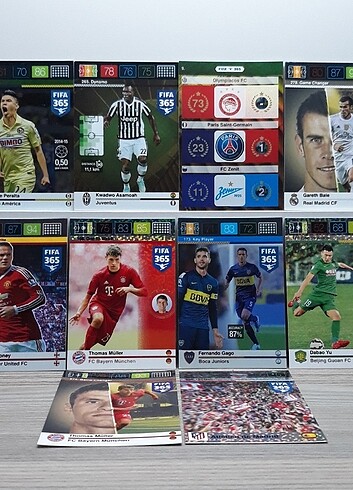 Panini 2015 Özel Kartlar 10 Tane