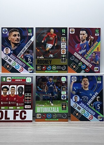 Panini Top Class 2022 Özel Kartlar 6 Tane 