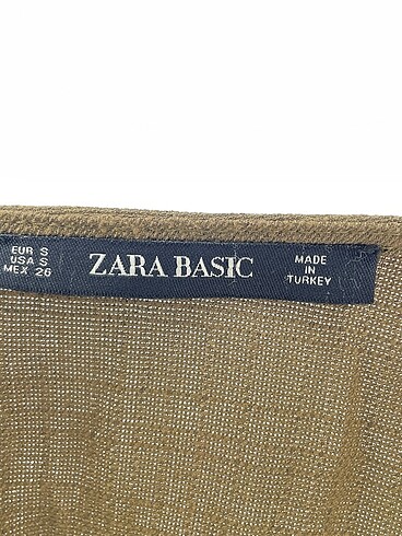 s Beden yeşil Renk Zara Kısa Elbise %70 İndirimli.