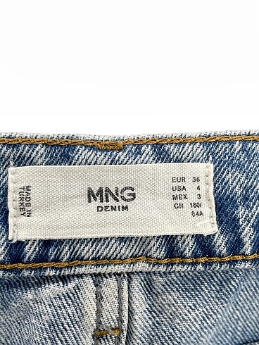 36 Beden mavi Renk Mango Jean / Kot %70 İndirimli.