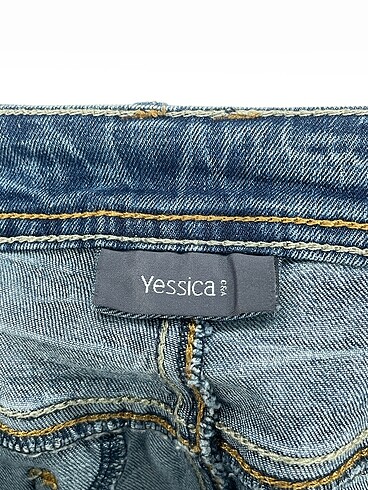 34 Beden lacivert Renk Yessica Mini Etek %70 İndirimli.