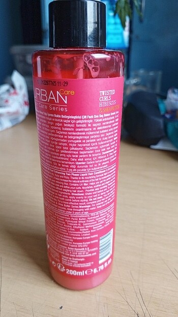  Beden Urban Care Twisted Curls Hibiscus & Shea Butter Sıvı Saç Bakım K