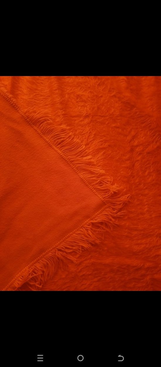 2.05x1.5 m Kırmızı Peluş Pike - Görsel 4