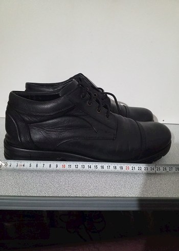 Hakiki Deri Siyah Erkek Bot - Görsel 4